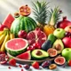 DALL·E 2025-01-13 07.56.04 - A visually appealing and vibrant image of a variety of fruits associated with sexual health benefits, including watermelon, pomegranates, bananas, avo