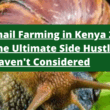 Snail Farming in Kenya 2025: The Ultimate Side Hustle You Haven't Considered